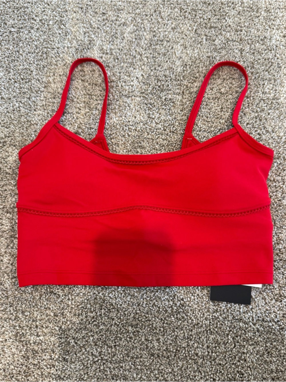 Abercrombie & Fitch YPB StudioFLEX - Red Women's Athleisure Seamless Crop Top